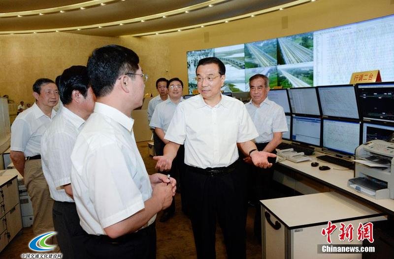 李克强总理考察中国铁路总公司